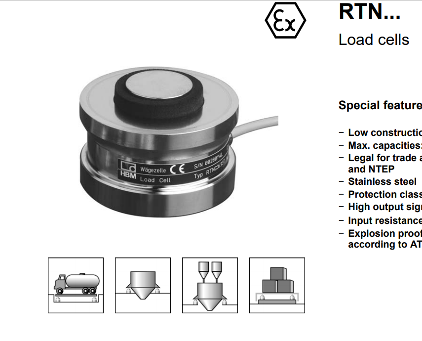 RTNC3/47t HBM傳感器1-RTNC3/47t